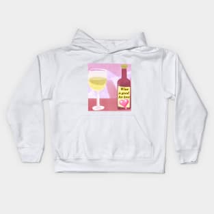 Wine ist Good Kids Hoodie